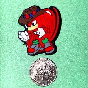 Knuckles Sonic The Hedgehog Crocs Shoe Charms